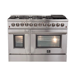 FORNO Galiano 48 Inch Dual Fuel Range with Convection Oven – FFSGS6156-48