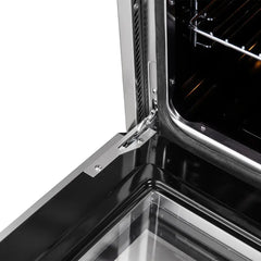 FORNO Galiano 60-Inch 8.64 cu. ft. Dual Fuel Range with 10 Italian Burners in Stainless Steel, FFSGS6156-60