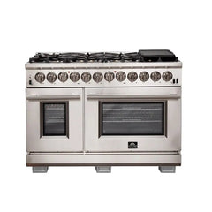 FORNO Capriasca 48 Inch Dual Fuel Range, Convection Oven – FFSGS6187-48