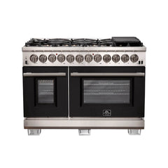 FORNO Capriasca 48 Inch Dual Fuel Range, Convection Oven – FFSGS6187-48