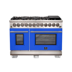 FORNO Capriasca 48 Inch Dual Fuel Range, Convection Oven – FFSGS6187-48