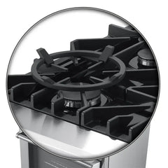 FORNO Lazio 30-Inch Dual Fuel Range with 5 Italian Burners in Stainless Steel - FFSGS6196-30