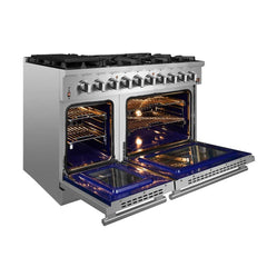 FORNO Massimo 48″ Freestanding Gas Range, 8 Burners FFSGS6239-48