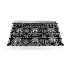 FORNO Espresso Galiano 36 Inch Gas Range with 6 Sealed Burners – FFSGS6244-36