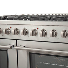 FORNO Galiano 48 Inch Gas Range, 8 Burners, 107,000 BTU – FFSGS6244-48