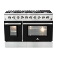 FORNO Galiano 48 Inch Gas Range, 8 Burners, 107,000 BTU – FFSGS6244-48