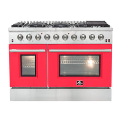 FORNO Galiano 48 Inch Gas Range, 8 Burners, 107,000 BTU – FFSGS6244-48