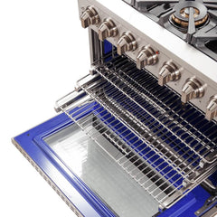 FORNO Capriasca 36 Inch Freestanding Gas Range FFSGS6260-36