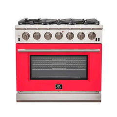 FORNO Capriasca 36 Inch Freestanding Gas Range FFSGS6260-36