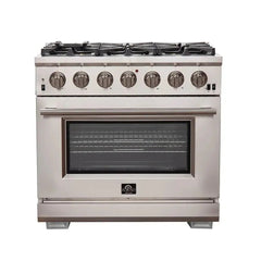 FORNO Capriasca 36 Inch Freestanding Gas Range FFSGS6260-36