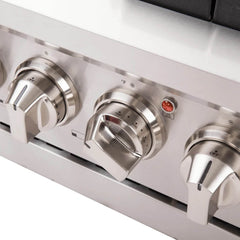 FORNO Capriasca 48 Inch Titanium Gas Range – FFSGS6260-48