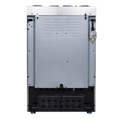 FORNO Lamazze 20" 2.05 cu. ft. Freestanding Gas Range with 4 Sealed Burners in Stainless Steel, FFSGS6265-20