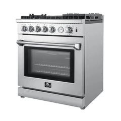 FORNO Lazio 30 Inch Freestanding Gas Range, 5 Burners – FFSGS6276-30