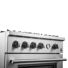 FORNO Marco 30 Inch Gas Range 4 Burners 4.32 cu.ft. convection oven FFSGS6277-30