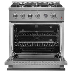 FORNO Marco 30 Inch Gas Range 4 Burners 4.32 cu.ft. convection oven FFSGS6277-30