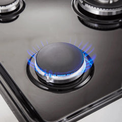 FORNO Galiano 30 Inch French Door Dual Fuel Range All Stainless Steel with 5 Sealed Burners, 4.32 cu.ft. FFSGS6356-30