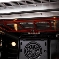 FORNO Galiano 36 Inch French Door Dual Fuel Range All Stainless Steel, 6 Sealed Burners – 83,000 BTU, 5.36 cu.ft. True Convection Oven FFSGS6356-36