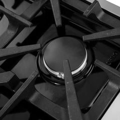 FORNO Massimo 30-Inch 4.32 cu. ft. Freestanding French Door Gas Range with 5 Burners, FFSGS6439-30