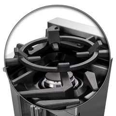 FORNO Massimo 30-Inch 4.32 cu. ft. Freestanding French Door Gas Range with 5 Burners, FFSGS6439-30