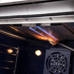 FORNO Massimo 48-Inch 6.58 cu. ft. Freestanding French Door Gas Range with 8 Burners, FFSGS6439-48