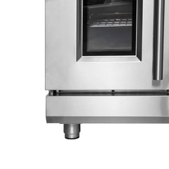 FORNO Massimo 48-Inch 6.58 cu. ft. Freestanding French Door Gas Range with 8 Burners, FFSGS6439-48