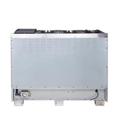 FORNO Capriasca 48 Inch 6.58 cu. ft. Professional Gas Range with French Door and 8 Sealed Burners, FFSGS6460-48