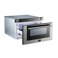 FORNO Capoliveri 24 Inch Microwave Drawer, 1.2 cu. ft. – FMWDR3000-24