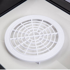 FORNO 30.1-inch microwave drawer with handle, stainless steel and black FMWDR3000-30