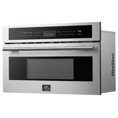 FORNO Oliena 30″ 1750 Watt Compact Oven & 1000 Watt Microwave, 1.6 cu. ft FMWDR3093-30