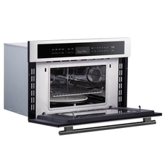 FORNO Oliena 30″ 1750 Watt Compact Oven & 1000 Watt Microwave, 1.6 cu. ft FMWDR3093-30