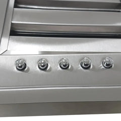 FORNO Frassanito 30-Inch 450 CFM Ceiling Range Hood in Stainless Steel, FRHRE5346-30