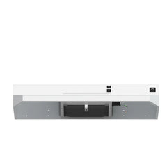 FORNO Espresso Cappa 30 Inch 200 CFM Compact Under Cabinet Convertible Range Hood in White, FRHUC5200-30WHT