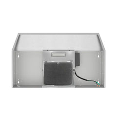 FORNO Espresso Cappa 30 Inch 200 CFM Compact Under Cabinet Convertible Range Hood in Stainless Steel, FRHUC5200-30