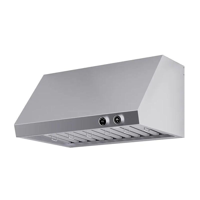 FORNO Biagio 36-Inch 600 CFM Wall Mount Range Hood in Stainless Steel, FRHWM5009-36