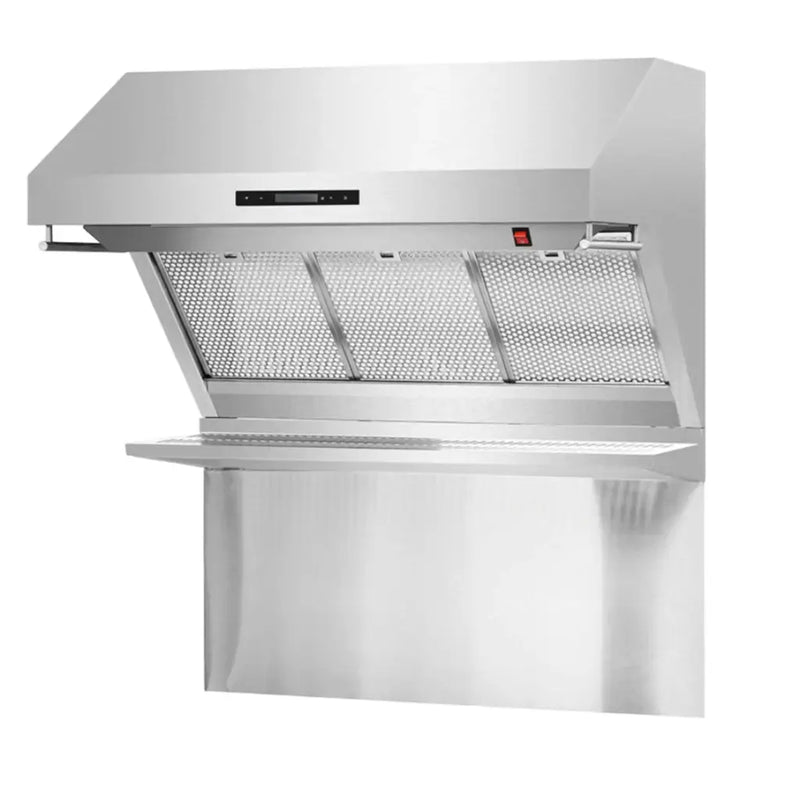 FORNO Savona 36-Inch Wall Mount Range Hood with Hybrid Filters & Back Splash FRHWM5029-36HB