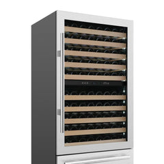 FORNO Celano 30-Inch 21.3 cu.ft. 150 Bottle and 252 Can Dual Zone Wine Cooler, FWCDR6697-30S