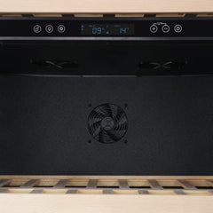 FORNO Celano 30-Inch 21.3 cu.ft. 150 Bottle and 252 Can Dual Zone Wine Cooler, FWCDR6697-30S