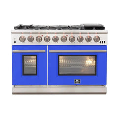 FORNO Capriasca 48 Inch Titanium Gas Range – FFSGS6260-48
