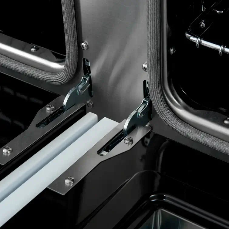 FORNO Espresso Antico 48 Inch 5.5 cu. ft. Dual Fuel Range with 8 Sealed Burners and Griddle in White with Antique Brass Accents, FFSGS6113-48WHT