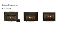 Empire 29" Franklin Vent-Free Gas Fireplace Insert with Log Set and Brick Liner VFPC20IN33P