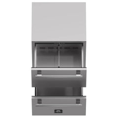 FORNO Como 24-Inch Indoor/Outdoor Drawer Refrigerator, 4.87 cu.ft. FDROD1611-24S