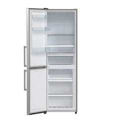 FORNO Guardia 23.4 Inch 10.8 cu. ft. Left Swing Refrigerator with Bottom Freezer in Stainless Steel, FFFFD1778-24LS