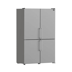 FORNO Guardia 46.8 Inch Bottom Freezer Refrigerator, 21.6 cu. ft., Stainless Steel – FFFFD1778-48