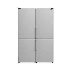 FORNO Guardia 46.8 Inch Bottom Freezer Refrigerator, 21.6 cu. ft., Stainless Steel – FFFFD1778-48