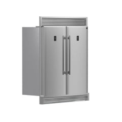 FORNO Rizzuto 60 Inch Refrigerator, Dual Combo, Stainless Steel – FFFFD1933-60S