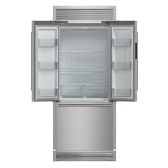 FORNO Gallipoli 35-Inch French door Refrigerator with Ice Maker 17.5cf in Stainless Steel FFFFD1974-35SG