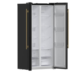 FORNO Salerno 33-Inch Side by side built-in Refrigerator 15.6cuft, Black FFRBI1805-33BLK