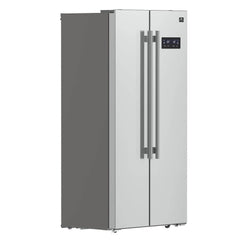 FORNO Salerno 33" 15.6 cu. ft. Side-by-Side Built-In Refrigerator in Stainless Steel, FFRBI1805-33SB