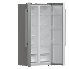 FORNO Salerno 33" 15.6 cu. ft. Side-by-Side Built-In Refrigerator in Stainless Steel, FFRBI1805-33SB