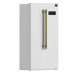 FORNO Salerno 33-Inch Side by side built-in Refrigerator 15.6cuft White FFRBI1805-33WHT
